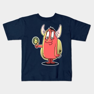 good devil with a warm heart Kids T-Shirt